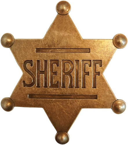 Sheriff badge pin vintage - sheriff,