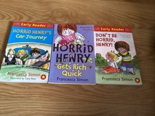 3 Horrid Henry Books, Great