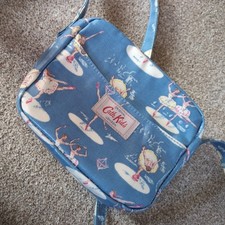Cath Kidston Cath Kids Girls Ballerina Print Small Shoulder Strap Bag blue
