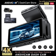 Dash Cam UHD 4K Front 2K Rear