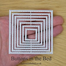 Square Stitched Frame Nesting
