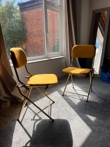 Vintage eyrel folding - folding, chairs