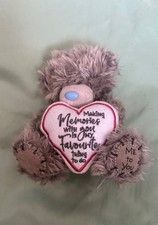 Me to You Teddy Bear, making memories heart, 5inchs