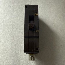 Crabtree C-50 MCB 20A Single Pole Type 2 C50 Circuit Breaker 20 Amp Phase Fuse