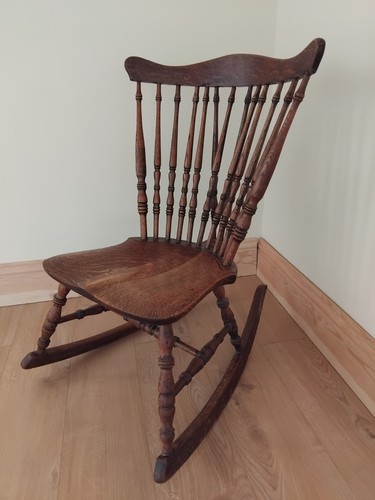 Vintage 1920s antique oak - vintage,