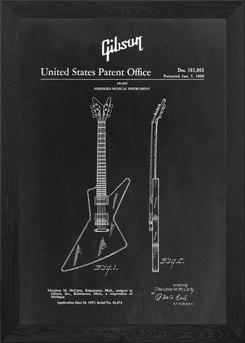 Gibson explorer guitar patent - explorer,