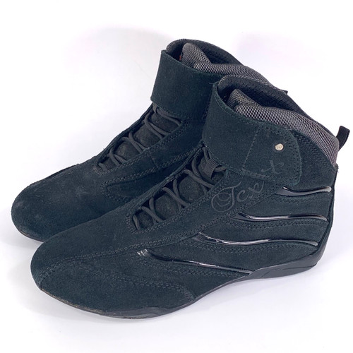 Tcx black suede motorcyle - tcx,