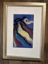 Needle-felted Abstract Art
