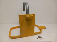 Heavy Duty Car Tyre Wheel Lock Clamp Anti Theft Trailer Caravan Security Locking