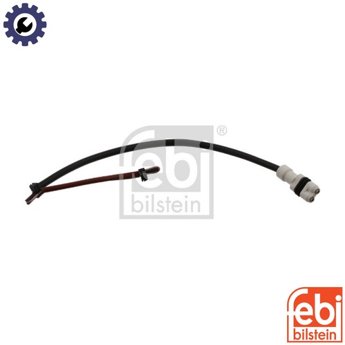 Warning contact brake pad - pad, wear