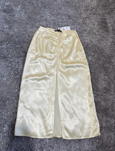 Zara satin midi skirt - zara,