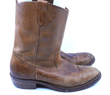 Double H Boots Mens 10.5 D Ranchwell Pecos Pull On Western Nailseat Campus 2555