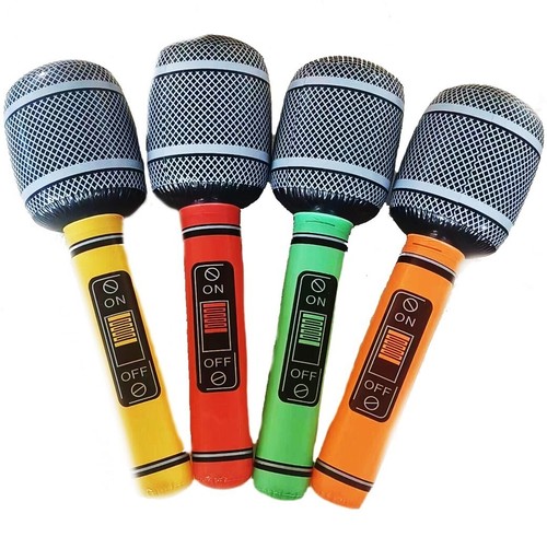 80cm inflatable microphone - inflatable,