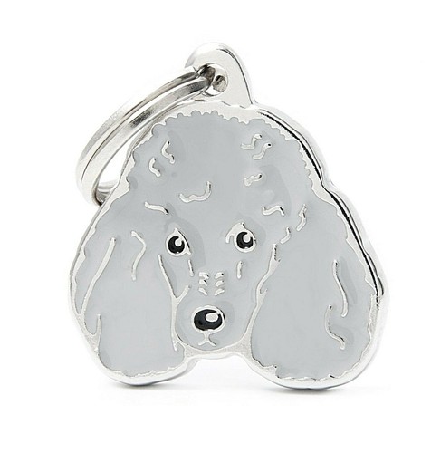 Poodle dog tag - id,