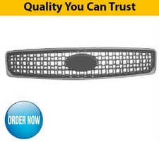 2006-2012 Front Grille Black
