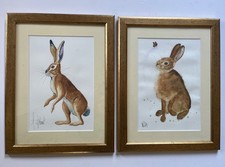 Pair Of Original Watercolour