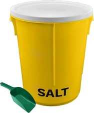 25L Yellow Grit Salt Bin 43cm