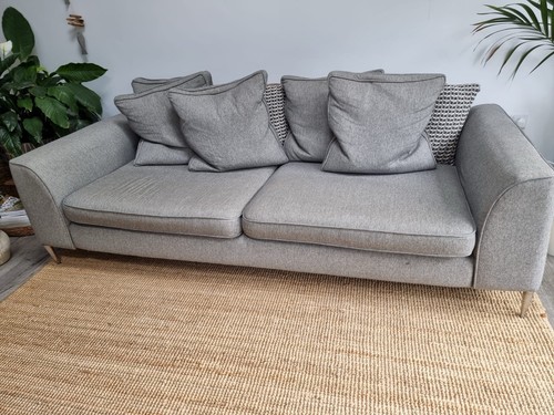 Grey sofa workshop - sofa, large