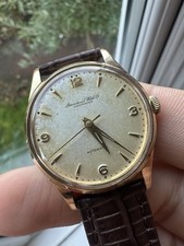 IWC gold plated dress watch