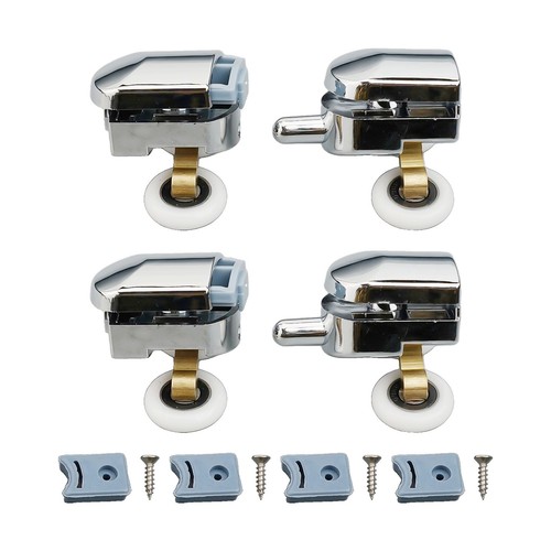 Silver shower doors rollers - doors,