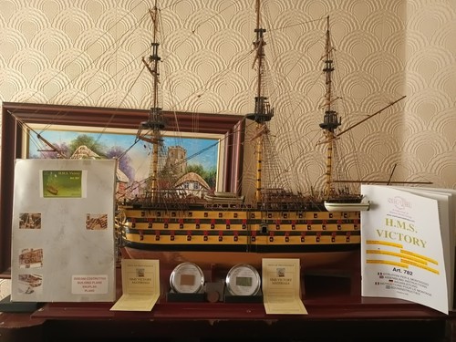 Hms victory wooden model - model, ship