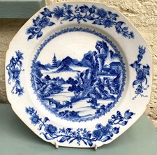 Chinese Porcelain Plate Blue