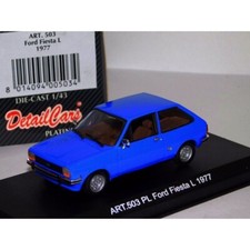 FORD FIESTA L 1977 BLUE DETAIL