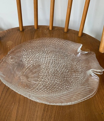Vintage arcoroc france fish - france,