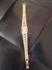 Vintage Avia Incabloc 17 Jewels Quartz Diamond Rolled Gold Women's watch