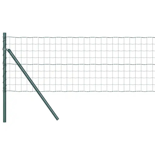 Euro fence with concrete - euro,