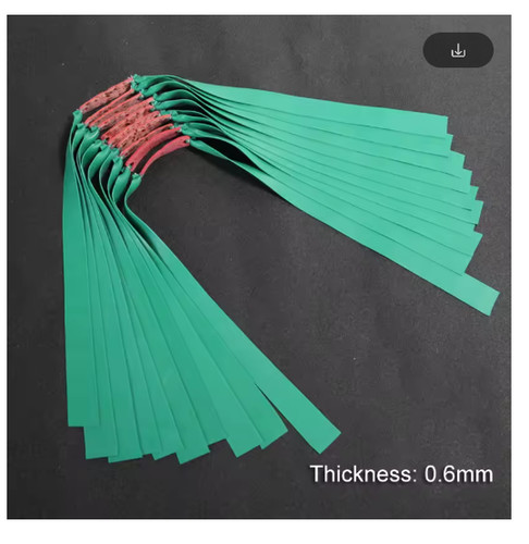 Flat rubber bands slingshot - 5,