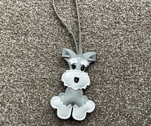 Grey and white faux leather - white,