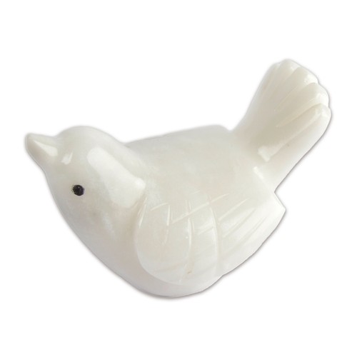 Onyx marble white dove - onyx, 3"
