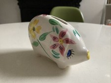 VINTAGE MINI ARTHUR WOOD MONEY BOX PIGGYBANK