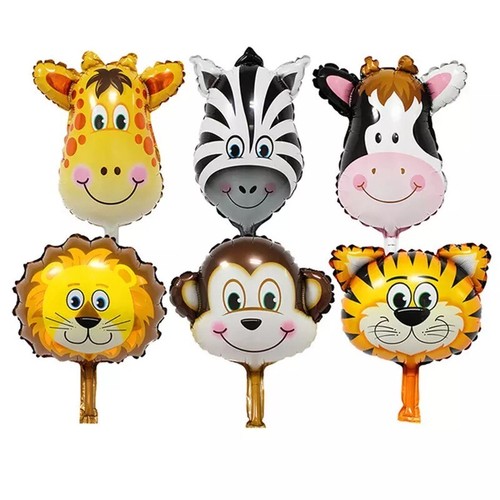 6pcs jungle safari - jungle,