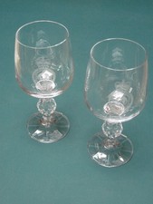 RAF 42 Squadron - Pair Engraved Badged Wine Glasses- Boxed