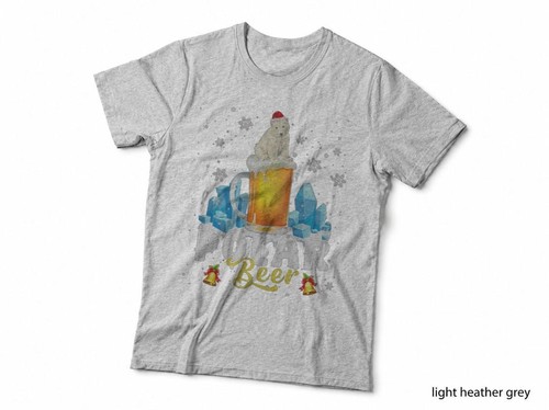 Polar bear christmas beer - bear,