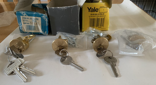 New latch rim - new, cylinder