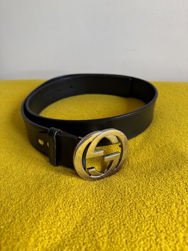Gucci genuine men leather belt - gucci,
