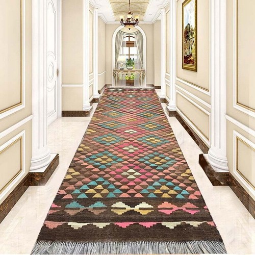 3x8 handmade turkish kilim - handmade,