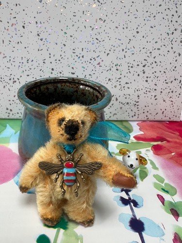 Ooak mohair teddy bear - mohair, 7