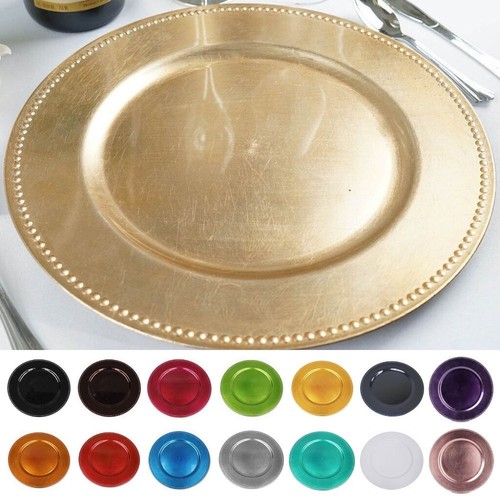 Pcs beaded round - 13", charger
