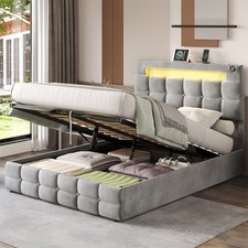 Upholstered Bed Frame with