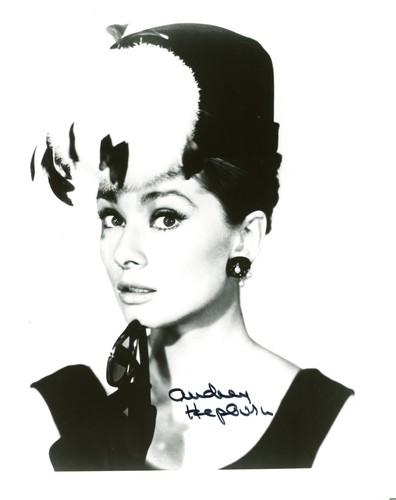 Audrey hepburn signed vintage - audrey,