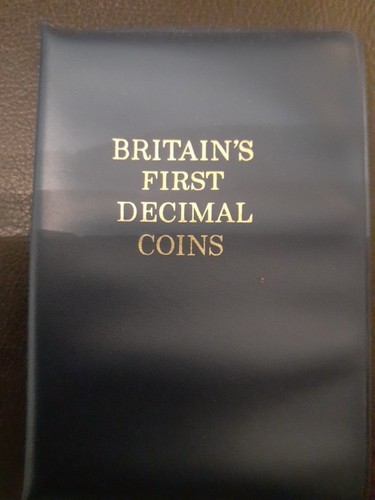 Britains first decimal - decimal, coins