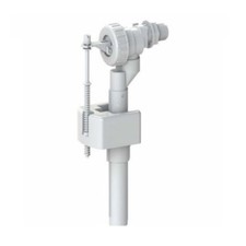 White Plastic 1/2" Toilet Cistern Side Entry Inlet Fill Valve - 1/2" Inch