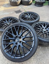 ✅ GENUINE AUDI TT RS 20” INCH SPORT FORGED ALLOY WHEELS & TYRES GLOSS BLACK OEM