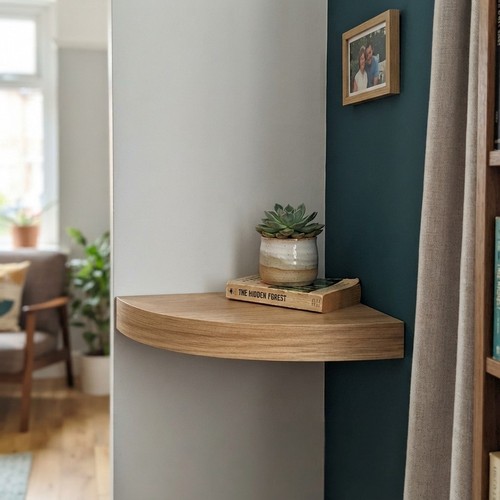 Contemporary floating shelf - contemporary,
