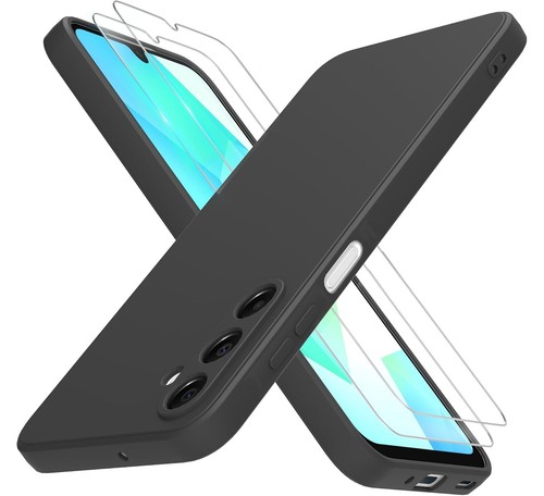 Black case with - case, screen
