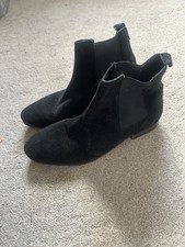 Black River Island Suede Chelsea Boots Size 7
